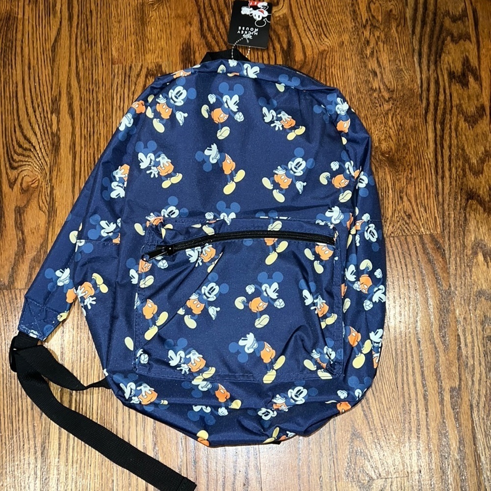 Disney BioWorld Blue Mickey Mouse BackPack NWT